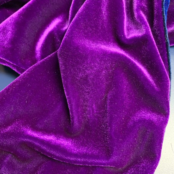Aviator Nation Kid's Classic Velvet Sweatpants in Purple - Picture 6 of 12